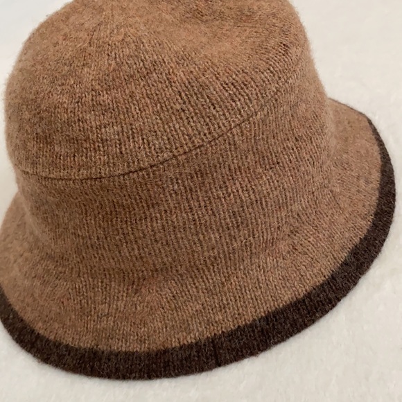 Indigo Soul | 100% Wool Bow Cloche Hat Brown (OS) - Picture 7 of 16